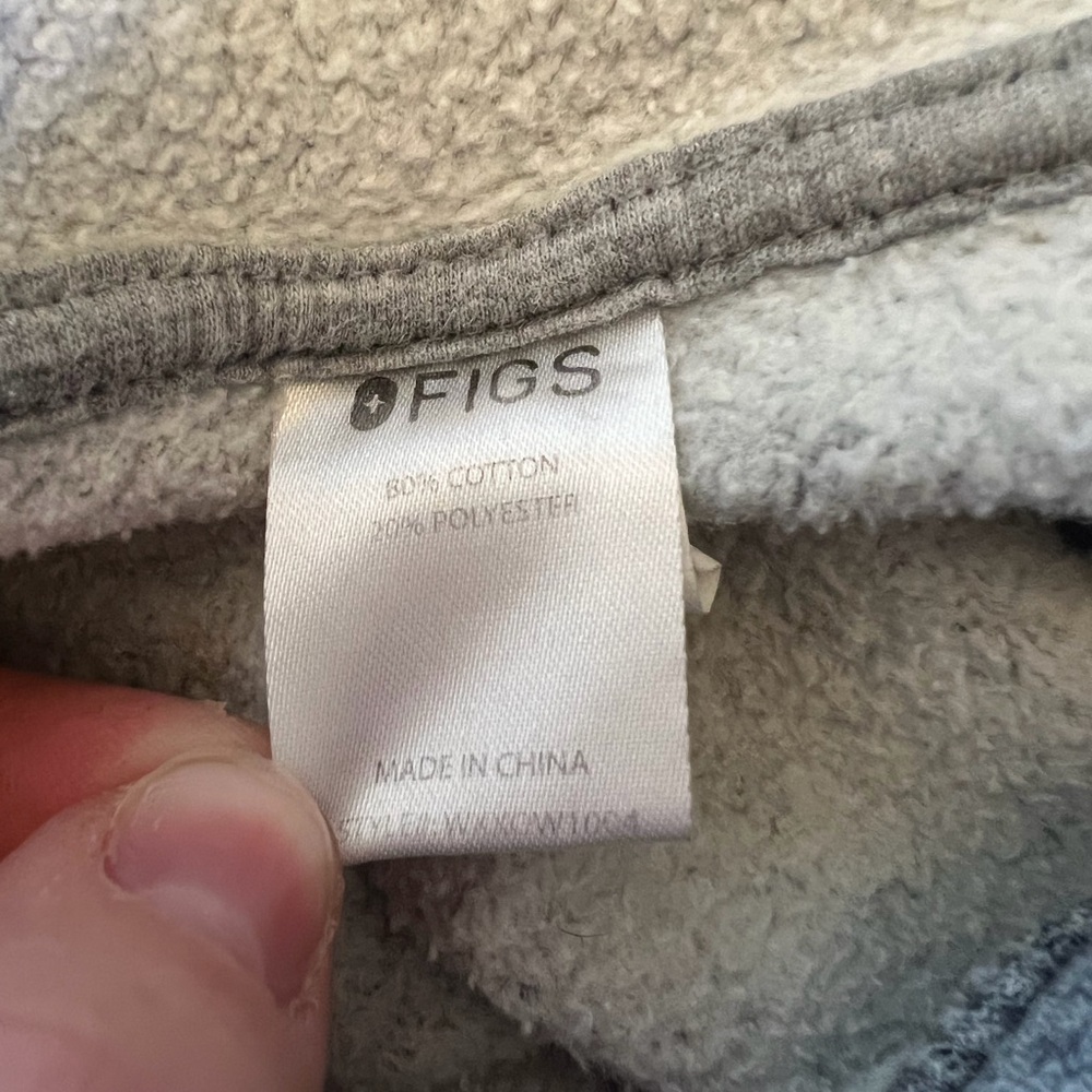 Figs Essential Fleece full zip hoodie - Picture 6 of 6